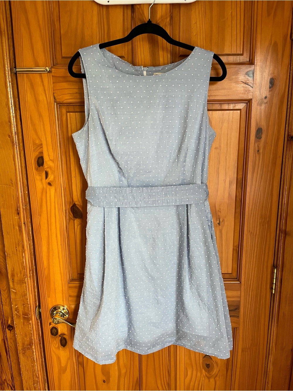 Anne Klein Light Blue Sleeveless Dress